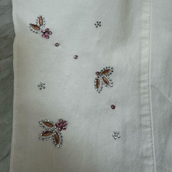 DG2 by Diane Gilman Classic Stretch Denim Regal Straight-Leg Jean size 0 NWT - Picture 4 of 10